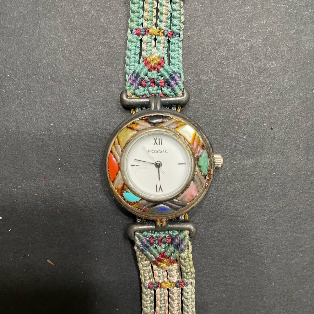 Vintage Fossil Watch Southwest Style